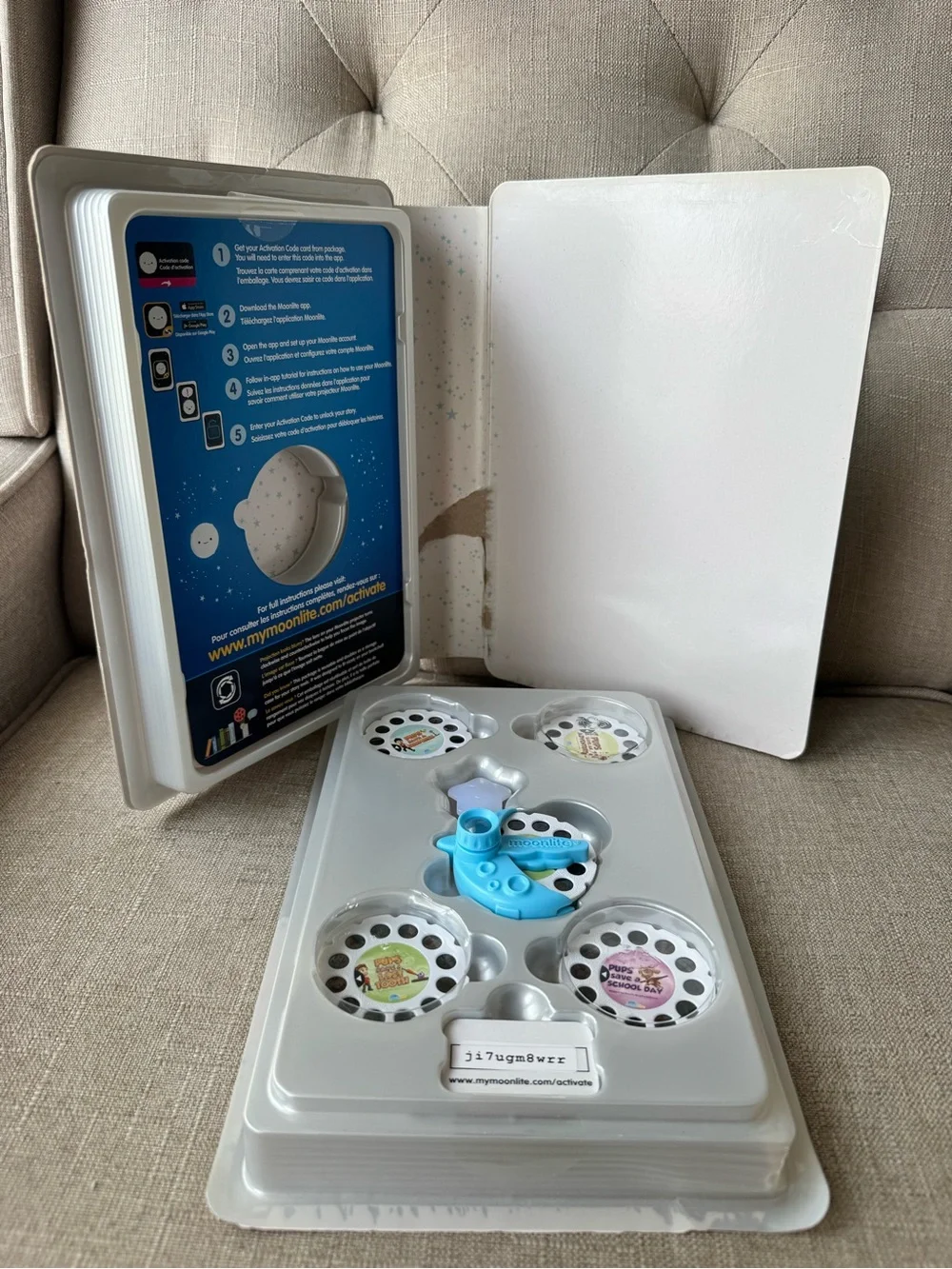 Moonlite Paw Patrol 5 story Storybook Projector